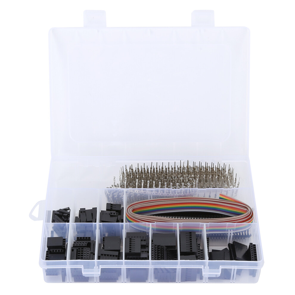Crimp Pins And Connector Housing For Battery Balancer And Rc Servo, Dupont Connector Kit With Reusable Storage Case 9191629184873