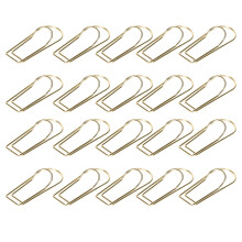 Stevige constructie, gouden paperclips, planner organizer, veelzijdige paperclips, kantooraccessoires, jumbo clips, elastisch en duurzaam, glad.