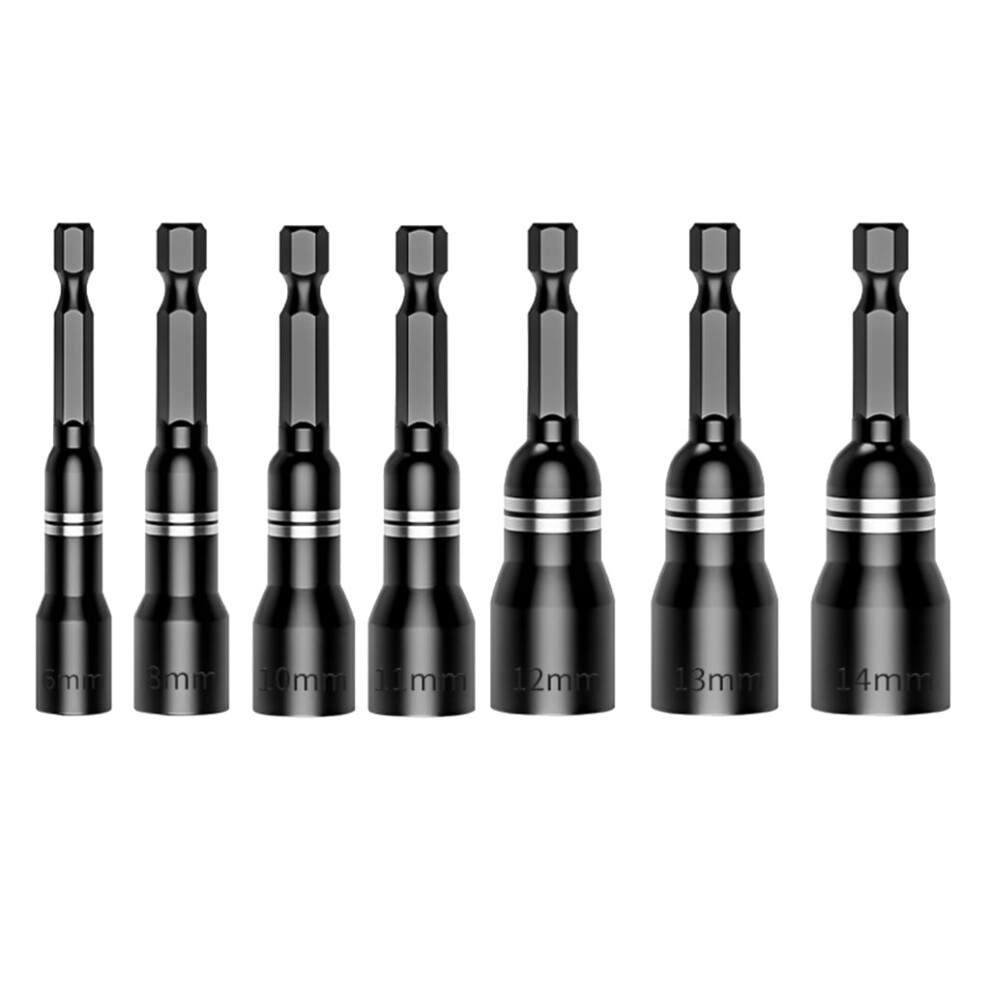 Magnetic Nut Screwdriver Socket Bit For Power Drills Hex Shank Driver Adapter Socket Wrench Tool Parts Accessories 9340959265725