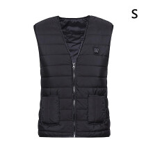 Electric Heated Vest with3Temperature Settings, Lightweight Windproof Infrared Heating Vest Unisex Design Carbon Fiber Wire All Round Warming for