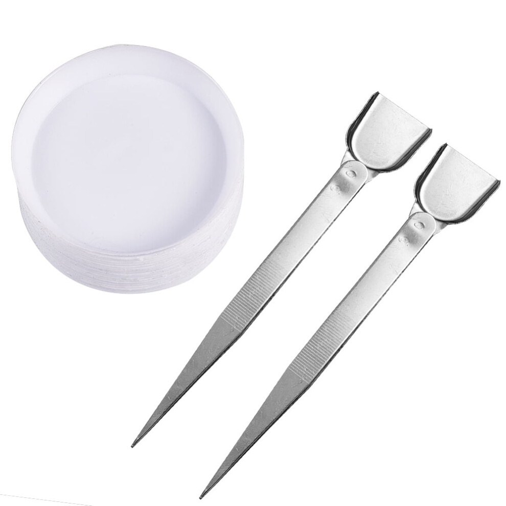 Professional Diamond Tweezers Set with Scoop, Shovel, Tray,