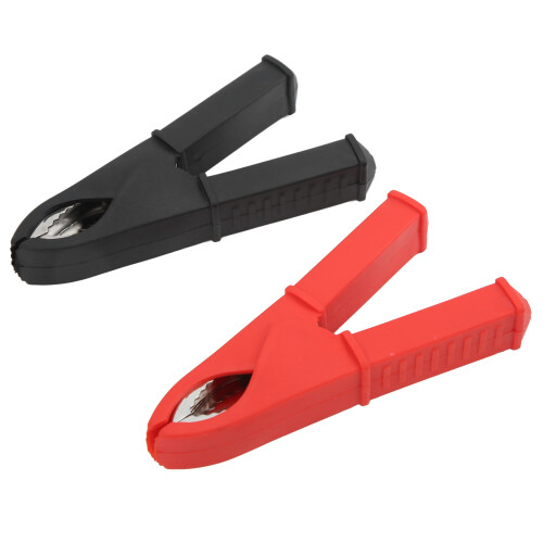 Σφιγκτήρες κροκοδείλων με μόνωση Alligator Clips Full με ισχυρό ελατήριο Heavy Duty32A CVD ρεύμα
