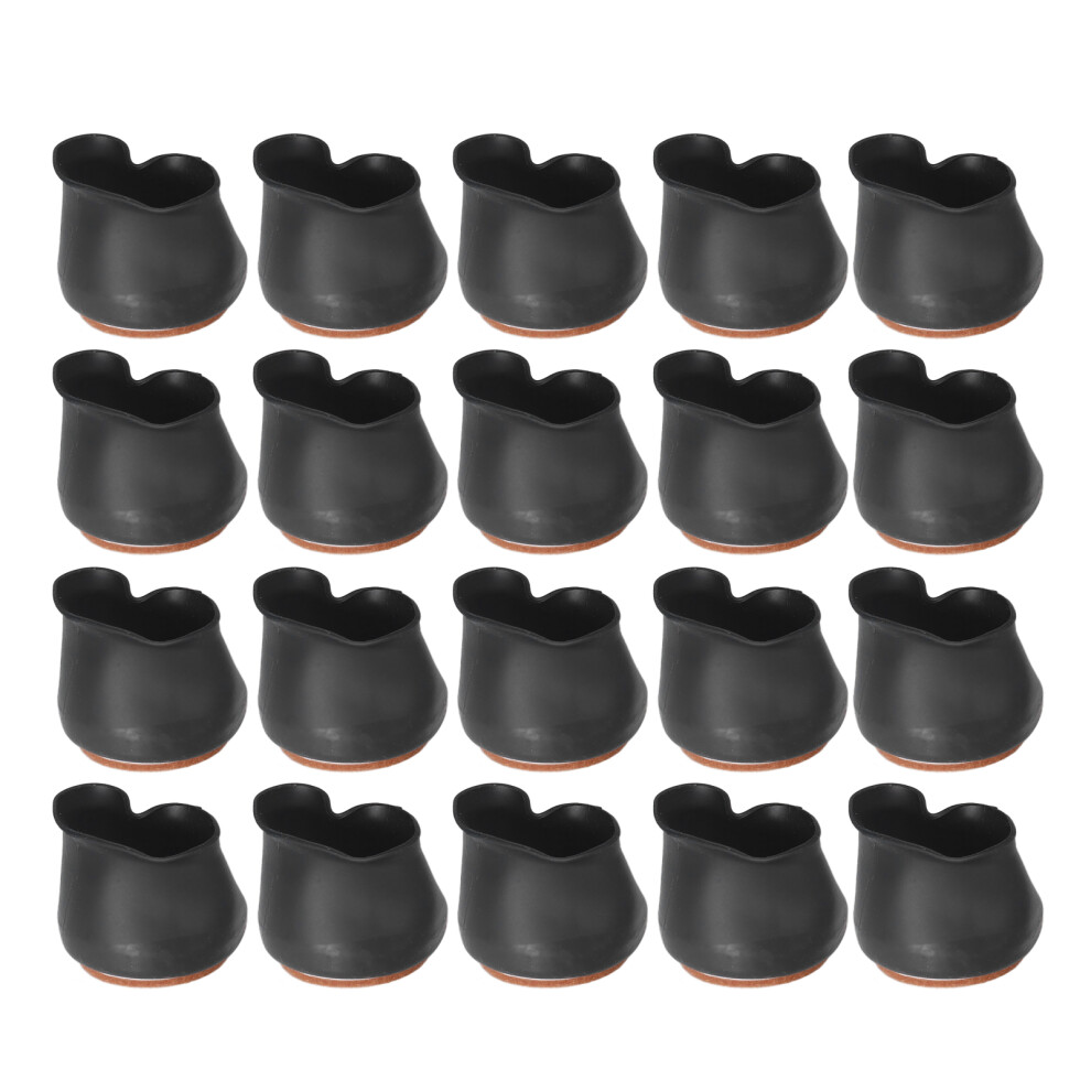 Chair Leg Protectors For Hardwood Floors, Floor Protectors With Felt Pads That Reduce Noise, Durable Silicone Covers With Universal Fit And No 9191629216338