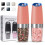 Electric Salt and Pepper Grinder Set Pink 2-Pack 1
