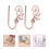 Raindrops  Decorative Curtain Hook Holdback Closet Accessories 2