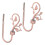 Raindrops  Decorative Curtain Hook Holdback Closet Accessories 3