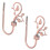 Raindrops  Decorative Curtain Hook Holdback Closet Accessories 5