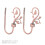 Raindrops  Decorative Curtain Hook Holdback Closet Accessories 10
