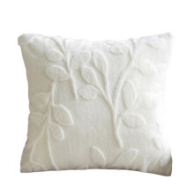 Burgundy decorative throw pillow plush accent cushion