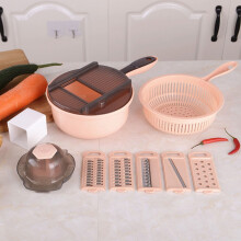 Trancheuse à légumes multifonction, râpe à carottes, outil de découpe de couleurs assorties pour cuisiniers (1 paquet)