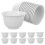 48pcs vintage tea cup set 60ml thickened chinese teaware 11