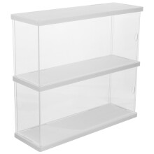 Vitrină acrilică transparentă pentru figurine, cutie de prezentare pentru colecționari, afișaj protector transparent, 1 bucată