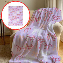 Plaid peluche Niriyo pour la Saint-Valentin – Tapis cœur 150 x 200 cm, doux et lavable en machine, idéal pour le salon, la chambre et la