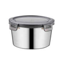 Boîte de conservation en acier inoxydable 316 avec couvercle hermétique, bol de grande capacité pour usage domestique