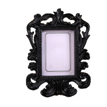 Picture Frame Rectangle Family Decoration Resin Classic Desktop Photo List Frame， 1*Small Square Photo Frame