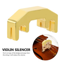 Violin Lining Stand Alloy Golden Practice Aid Violin Accessories 1Pack