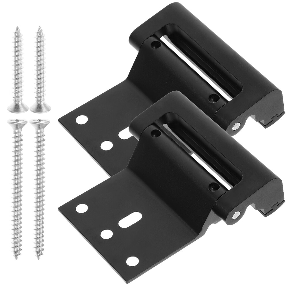 2Sets Black Home Security Door Lock Alloy Reinforcement Lock for Door Safety
