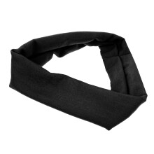 Sweat Absorbing Black Fitness Headband Elastic Hairband for Sports and Yoga