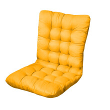 Summer Recliner Cushions for Rocking Chairs, Non-Slip Extra Large High-Back Linen Cushion Set (Ginger)