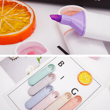 Teacher Gifts Students Mark Key Points In Class With Soft-tipped Eye-protecting Highlighters 6ml Color random