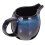 Creamer With Spout And Handle Ceramic Blue 1set For Home Use 3