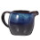 Creamer With Spout And Handle Ceramic Blue 1set For Home Use 8