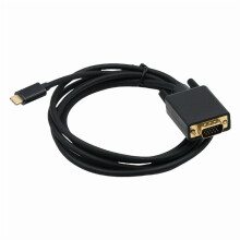 USB C to VGA Cable 31inch, High Resolution Type C to VGA Male Converter Cable for Monitor and Projector