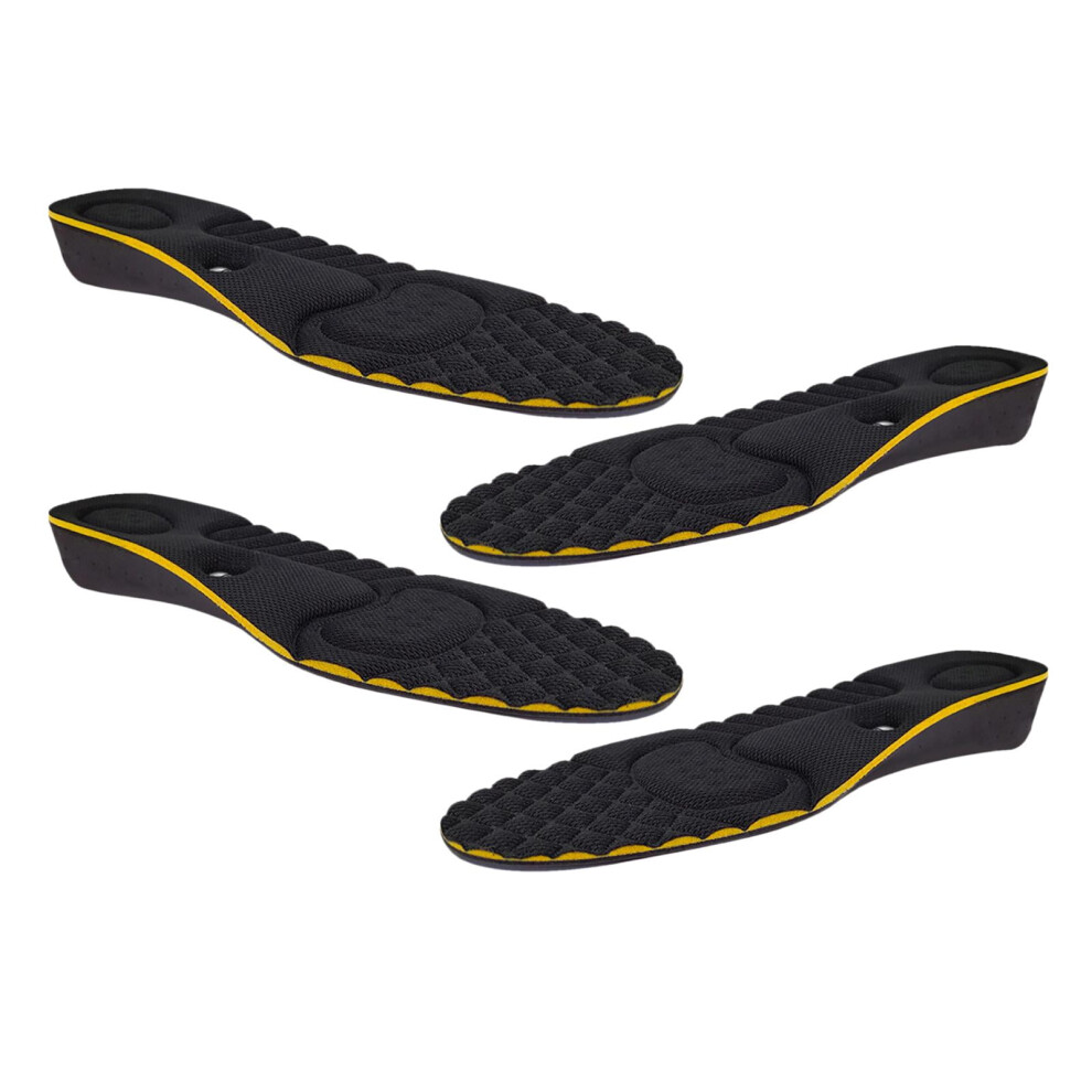 2 Pairs Height Shoe Pads Elastic Comfort Taller Heel Inserts Lifts for