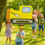 Construction Vehicle Piñata Set with Bat & Mask 1