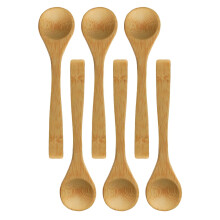 FACEGA Bamboo Spoon Eco-Friendly Handcrafted 6Pcs