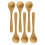 FACEGA Bamboo Spoon Eco-Friendly Handcrafted 6Pcs 1