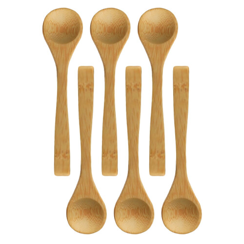 FACEGA Bamboo Spoon Eco-Friendly Handcrafted 6Pcs