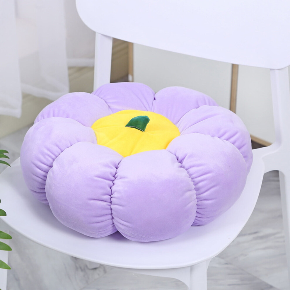 Pumpkin Chair Cushion Pillow, Compatible With Office/Dining/Car/Sofa, Plush Polyester, Washable, 14.96X14.96x3.93 In 9329345365386