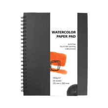 Watercolor Coil Drawing Paper Papel Watercolor Paper Pad for Student