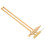 Pottery Ceramic Clay Modeling Tool Set with Golden Plastic Handle, 1 Set for Sculpting and Crafting 1