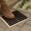 Wooden Shoe Brush with Non-Slip Rubber Base 1