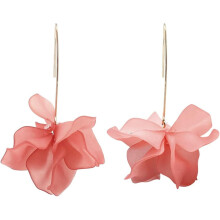 Brincos de argola florais para mulheres