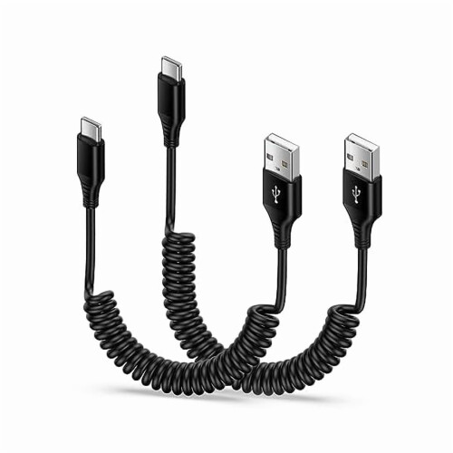 Καλώδιο USB-C Samsung συμβατό με Android Auto, 2-Pack 3FT καλώδιο γρήγορης φόρτισης με σπείρωμα