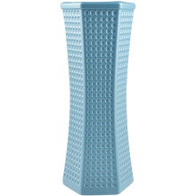 Vaso de flores moderno em plástico, 12x30cm