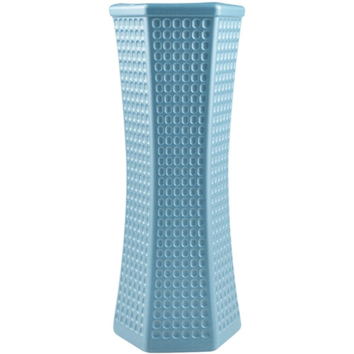 Vaso de flores moderno em plástico, 12x30cm