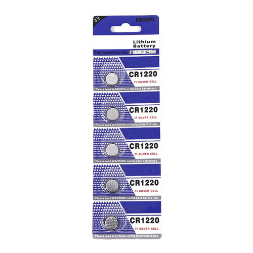 Compact and CR1220 Button Batteries Coin Safe and Coin Cell for Small Electronics