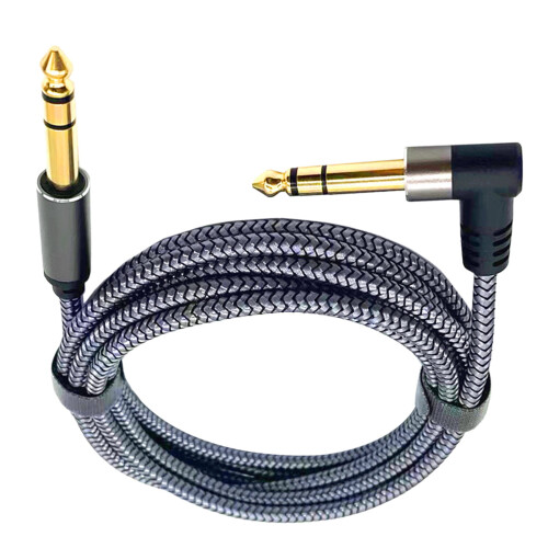 Καλώδια κιθάρας, 1m/2m6.35mm έως 6.35mm TRS στερεοφωνικά καλώδια κιθάρας για Studio Monitor,