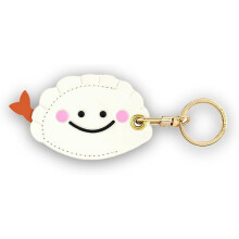 Leather Anti-Lost Keychain Casfor AirTags Tracker Holder, Anti-Drop Scratch Cute Keychain AirTag Holder for Men Women