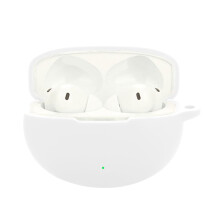 Custodia protettiva flessibile in silicone per cuffie wireless, antiurto e antigraffio, ideale per l'uso quotidiano.