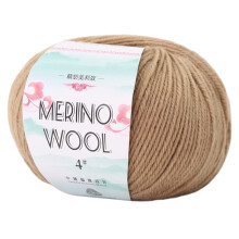 Hilo de lana suave de grosor medio para tejer a mano, 50 g/rollo. Ideal para tejer alfombras, suéteres, bufandas, gorros y guantes.