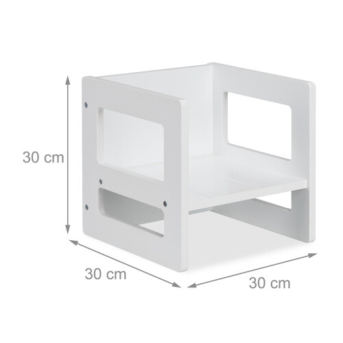 Wendbare Kinderhocker, 2er-Set, höhenverstellbar