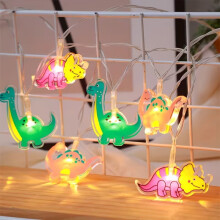 Guirlande lumineuse LED dinosaure en plastique (1 brin)