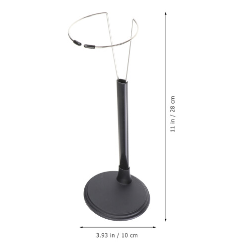 Zcyifa 2pcs Display Stand Holder For Home Store (Black, 35cm) 1