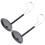 Zcyifa 2pcs Display Stand Holder For Home Store (Black, 35cm) 3