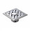 Tileable Shower Drain Stainless 1set 10.5x10.5x1.4in 8
